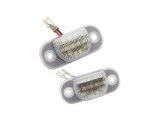 Set 2 buc lampa numar AUDI 100 (C4), 12.1990-05.1994, Audi 80 (B4), 09.1991-12.1996; A6 (C4), 07.1994-10.1997, partea stanga, LED; transparent; TUNIN