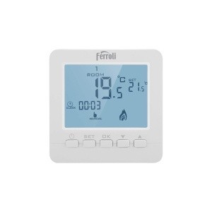 Termostat Digital Neprogramabil Cu Fir, Fer 105 foto
