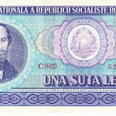 M1 - Bancnota Romania - 100 lei - emisiune 1966