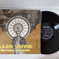 Jules Verne, Capitanul Hatteras, disc vinil LP, poveste pentru copii dramatizare