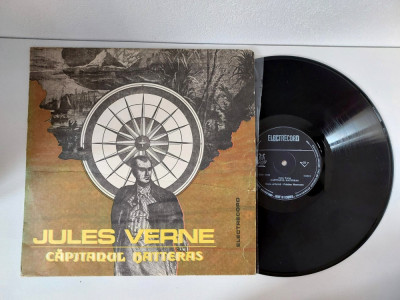 Jules Verne, Capitanul Hatteras, disc vinil LP, poveste pentru copii dramatizare foto