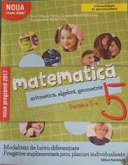 MATEMATICA ARITMETICA, ALGEBRA GEOMETRIE, CLASA A 5-A. CAIET DE LUCRU PARTEA 2-S. PELIGRAD, A. TURCANU, M. -198574