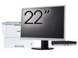 Pachet Calculator Second Hand HP ProDesk 400 G4 Mini PC, Intel Core i5-8500T 2.10 - 3.50GHz, 8GB DDR4, 256GB SSD + Monitor 22&amp;quot; &amp; Imprimanta Broth
