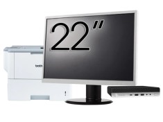 Pachet Calculator Second Hand HP ProDesk 600 G3 Mini PC, Intel Core i5-6500T 2.50GHz, 8GB DDR4, 512GB SSD + Monitor 22&amp;quot; &amp; Imprimanta Brother HL-L