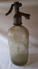 GH. T. SOMANDRA - MURESU 1945 - BUCURESTI - Turda, Sifon romanesc vechi, piesa de colectie