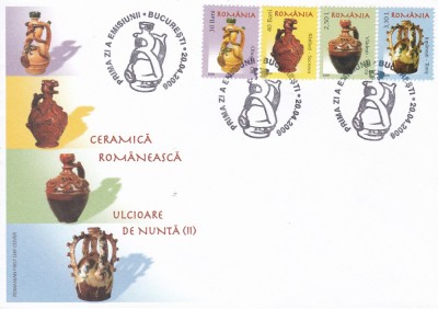 2006 LP 1717 CERAMICA ROMANEASCA II SERIE/PLIC PRIMA ZI A EMISIUNII TIRAJ 550 foto