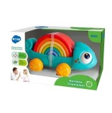 Cumpara ieftin Jucarie de tragere si construire Hola Toys - Cameleonul Curcubeu