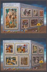 SIERRA LEONE 2016 PICTURA CUBISM ( colita + bloc dt.) MNH foto