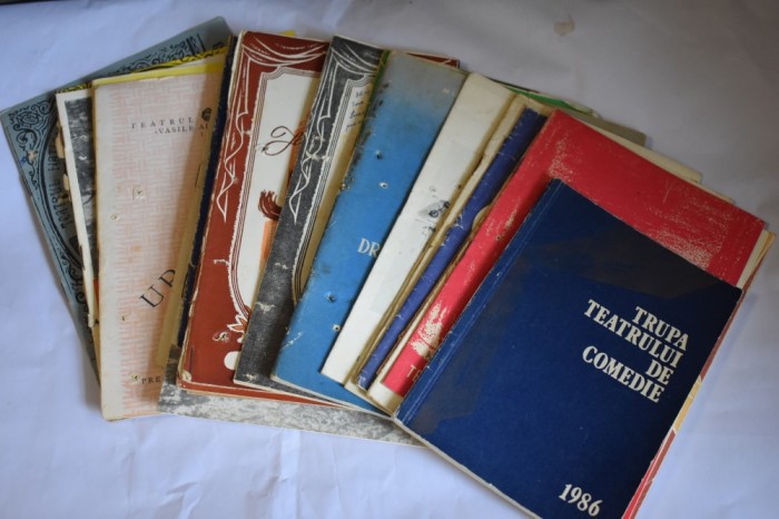 lot 29 programe program teatru - Iasi, Barlad anii 50-60-70