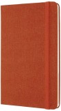 Carnet - Moleskine Voyageur - Fabric Hard Cover, Medium - Hibiscus Orange | Moleskine