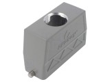 Carcasă HDC D24B pentru conectori pe cablu, IP65, gri