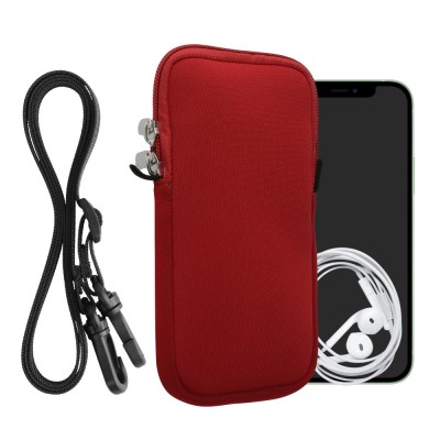 Husa Kwmobile Universala L - 6,5&amp;quot;, Neopren, Rosu, 58700.3.09 foto