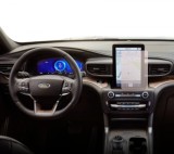 Folie Protectie Navigatie Ford Explorer 2019-2024, Duragon, protectie Display Navigatie, silicon Mat, Anti-zgarieturi, Anti-amprenta, kit instalare