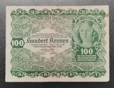 Austria 100 Kronen 1922 XF foto