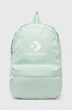 Converse rucsac culoarea verde, mare, cu imprimeu