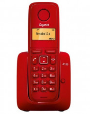 Telefon digital fara fir Gigaset Dect A120 Red foto