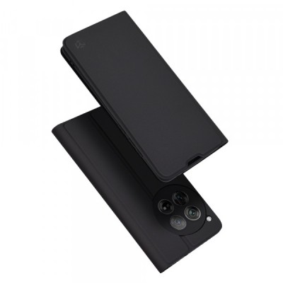 Husa pentru OnePlus 12, Techsuit, Magskin Book, Neagra foto