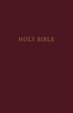 KJV, Pew Bible, Large Print, Hardcover, Burgundy, Red Letter Edition