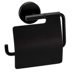 Cumpara ieftin Suport hartie iginica Easy Home, 15 x 14 x 5.5 cm, negru, metal