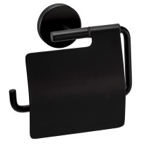 Suport hartie iginica Easy Home, 15 x 14 x 5.5 cm, negru, metal