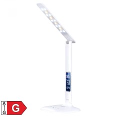 Lampa de birou LED, cu ceas