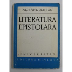LITERATURA EPISTOLARA de AL. SANDULESCU , 1972