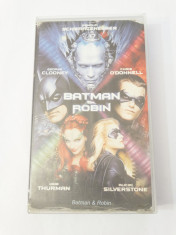 Caseta video VHS originala film tradus Ro - Batman &amp;amp; Robin foto