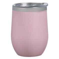 Pahar Termos, Roz Nude, Capac Transparent, Capacitate 350ml