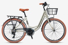 Bicicleta City Kron CX 100, Unisex, roata 28&amp;quot;, 21 viteze, cadru aluminiu, frana... Cod:KRN23-259 foto
