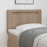 VidaXL Tăblia de pat Design Simplu Cappuccino 100 cm Piele Artificială