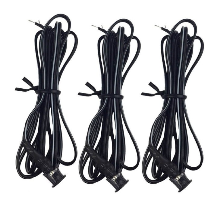 Set 3 LED-uri decorative, autoadezive, albastru