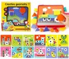 Puzzle cu butoane Tablouri creative Tablouri educaționale cu mozaic pentru copii, Unisex