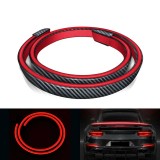 Eleron SPOILER universal CARBON banda LED cu STOP pe frana portbagaj luneta