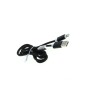 Cablu de date 2-in-1 iPhone / Micro-USB 1M-Culoare Negru, Otb