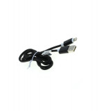 2-in-1 Cablu de date iPhone / Micro-USB 1M-Culoare Negru, Otb