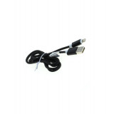 2-in-1 Cablu de date iPhone / Micro-USB 1M-Culoare Negru