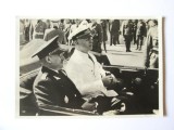 Cumpara ieftin Raritate! Foto 149 x 104 mm cu premierul roman Ion Gigurtu si ministrul nazist de externe Joachim von Ribbentrop-Salzburg 1940-Dictatul de la Vienal