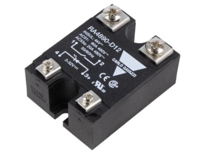 Releu semiconductor CARLO GAVAZZI Ucom 3&amp;divide;32VDC 90A 42&amp;divide;530VAC RA48..12 foto