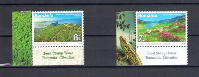 ROMANIA 2019 - EMISIUNE COMUNA ROMANIA-GIBRALTAR , MNH - LP 2260 foto