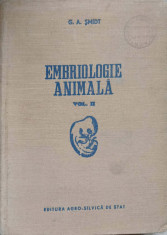 EMBRIOLOGIE ANIMALA VOL.2 EMBRIOLOGIE SPECIALA-G.A. SMIDT foto