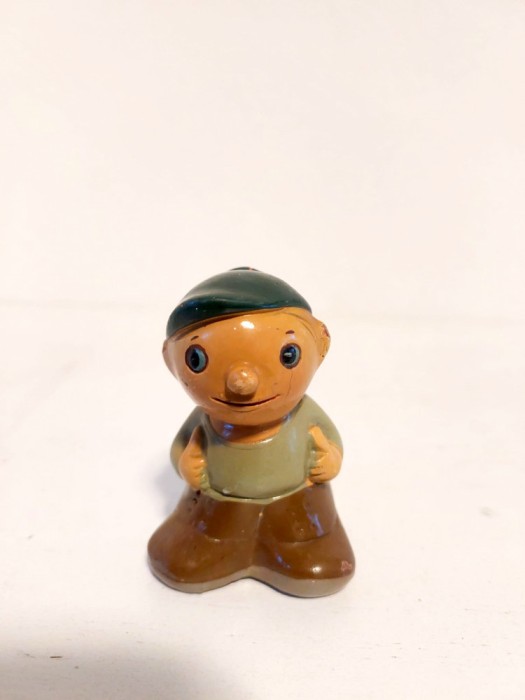 Ascutitoare veche ceramica cu pitic, 7cm inaltime, anii &#039;80