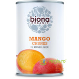 Bucati de Mango in Suc Propriu Ecologic/Bio 400g