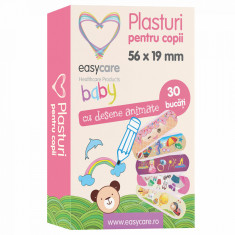 Plasturi pentru copii cu figurine EASYCARE 56x19mm 30buc/cutie foto