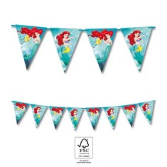 Banner litere Happy Birthday Disney Princess- Ariel 230 cm