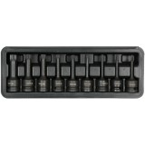 Yato YT-10691 - Set chei tubulare impact M4-M16 mm 1/2 inch 9 bucati
