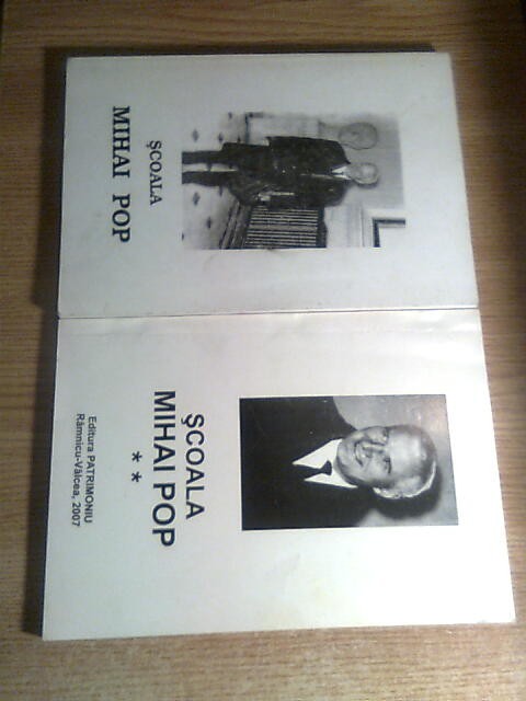 Scoala Mihai Pop (2 vol): 1. La 90 de ani (1997); 2. Antologie de texte (2007)