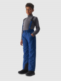 Pantaloni de schi cu bretele membrana 8000 pentru băieți - bleumarin
