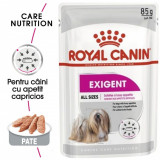 Cumpara ieftin Royal Canin Exigent Adult hrana umeda caine, apetit capricios (pate), 85 g