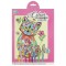 Set creativ, Coloreaza pe numere, A4, 8 creioane, pisica, Moxy