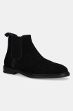 Gant botine din piele &icirc;ntoarsă Bidford culoarea negru, 31653144